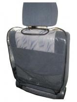 Органайзер защитный на спинку переднего сиденье iSky, ПВХ, 57x46 см, прозрачный